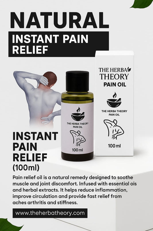 The Herbal Theory Body Pain Oil – 100ml