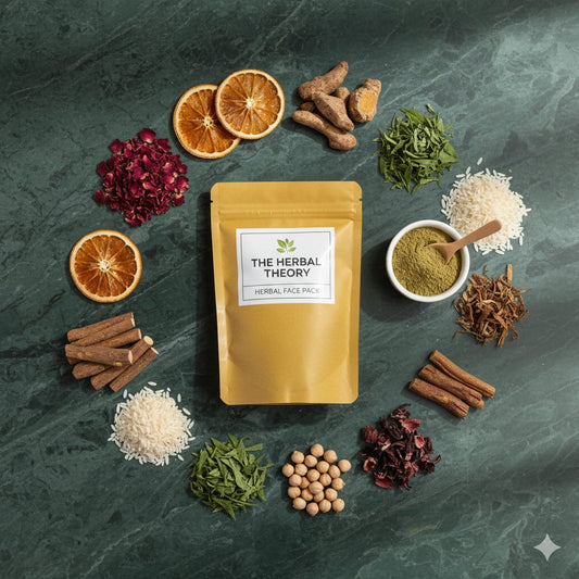 The Herbal Theory – 100% Natural Herbal Face Pack (Brightening & Glow)