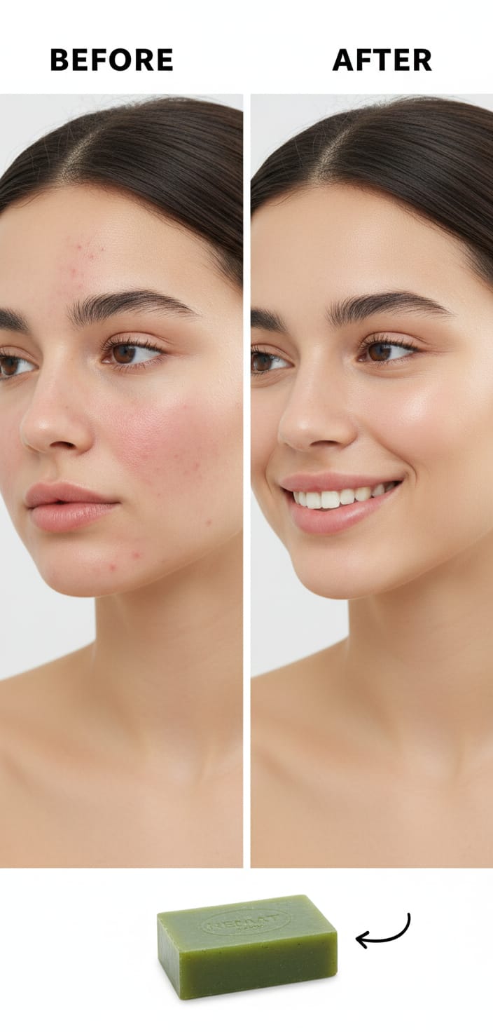 Acne Soap  ( Fight acne naturally, glow confidently 💚)