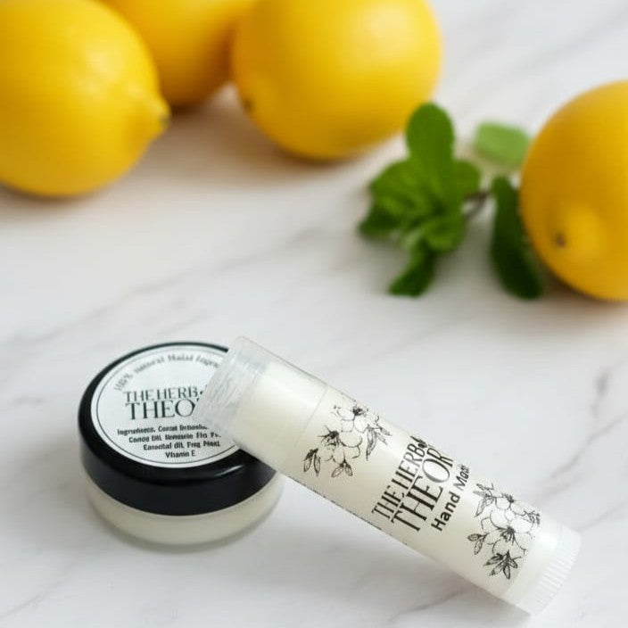 Lip Balm (Lemon Flavor) cocoa butter, Shea Butter & Almond Oil Blend